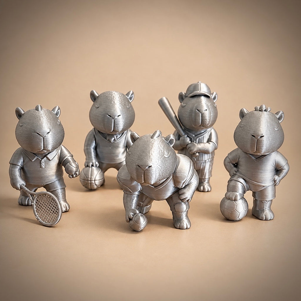 Sportybaras Set of 5 Silver