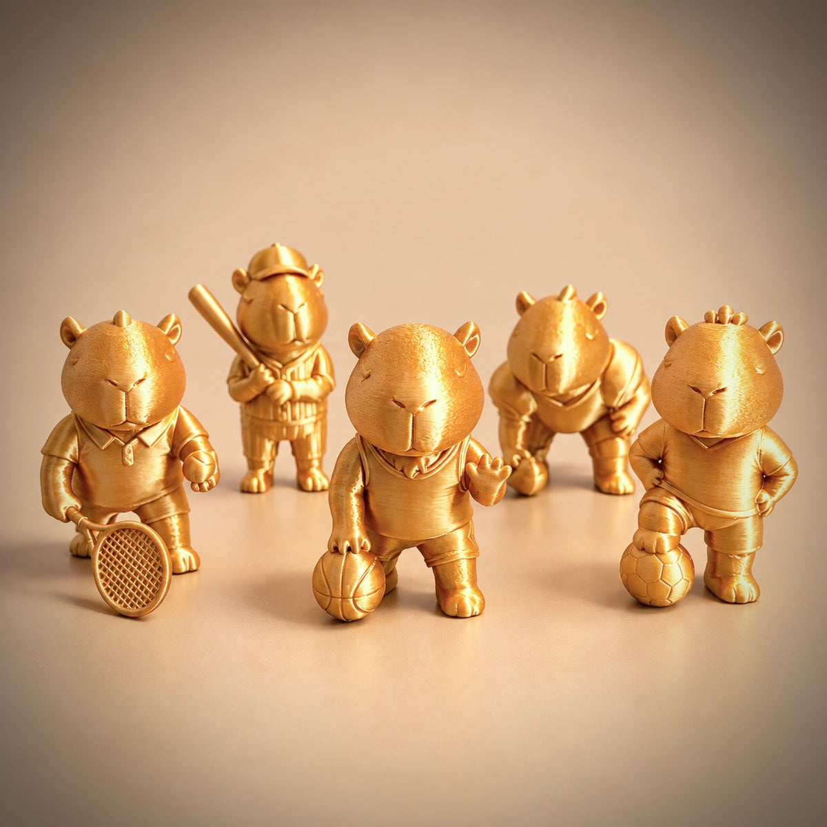 Sportybaras Set of 5 Gold