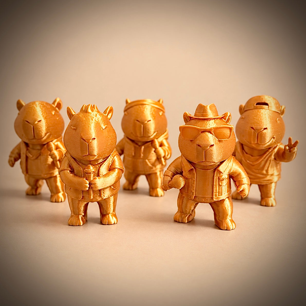 Capstreet Boys Set of 5 Gold